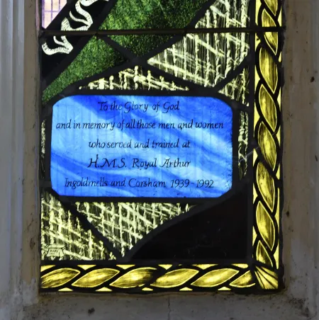 H.M.S. Royal Arthur association dedication