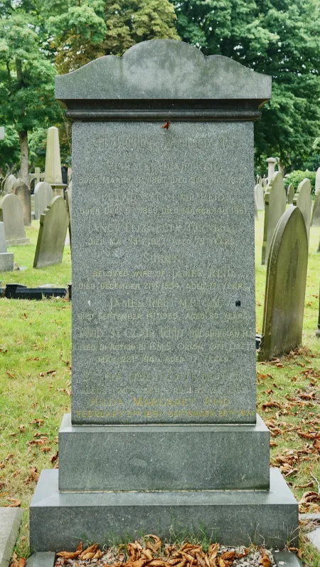 The gravestone
