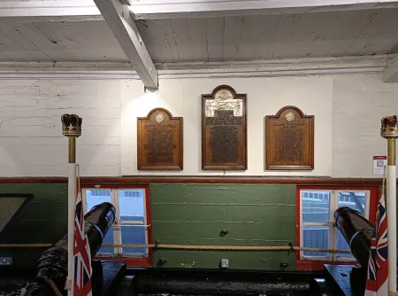 HMS Unicorn WW1 and WW2 War Memorials.