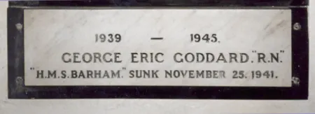 George Eric Goddard tablet detail