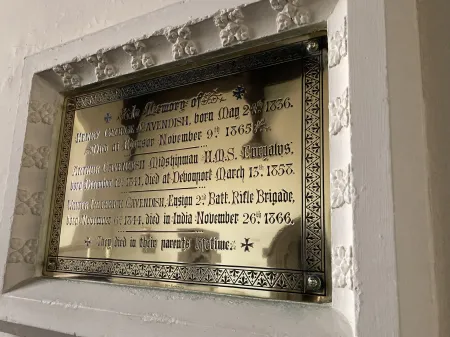 Cavendish Plaque