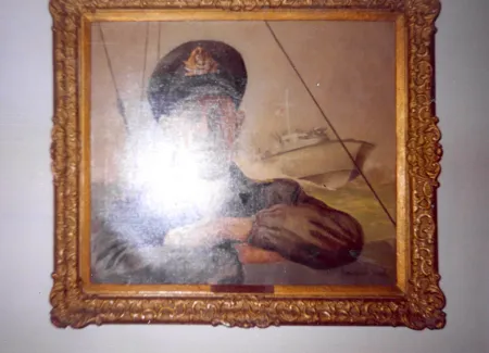 Lieutenant Commander Robert Hichens DSO DSC RNVR painting