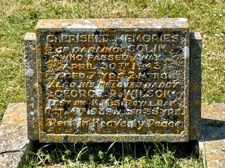 Family grave of Colin and George Wilson