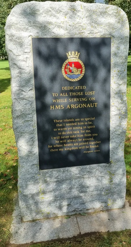 Full view with dedication plaque