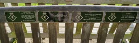 Close up of plaques