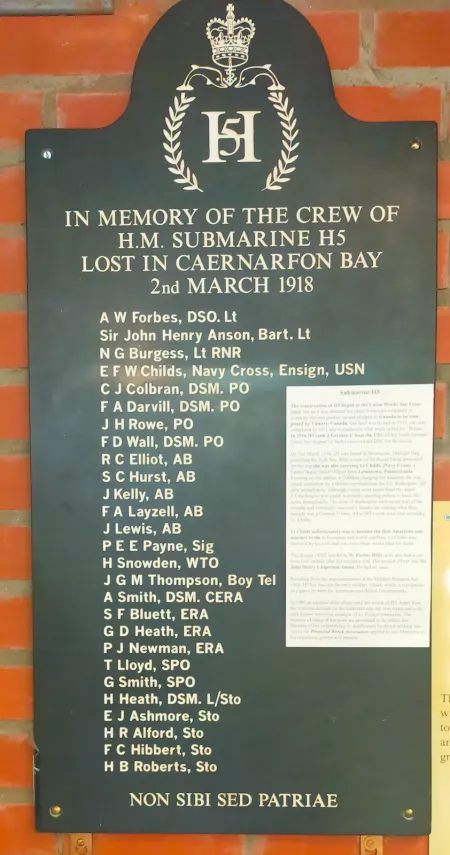 Submarine H5 - Names