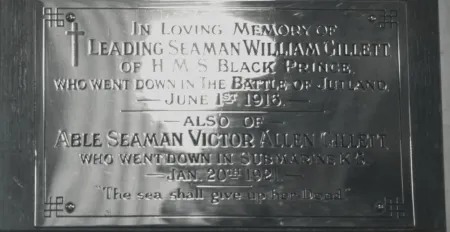 Leading Seaman W Gillett