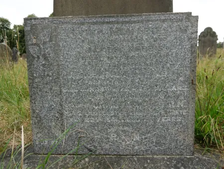 The headstone