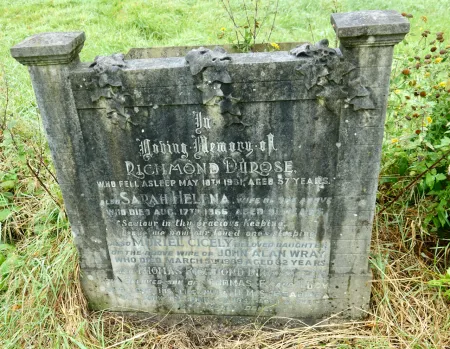 The headstone
