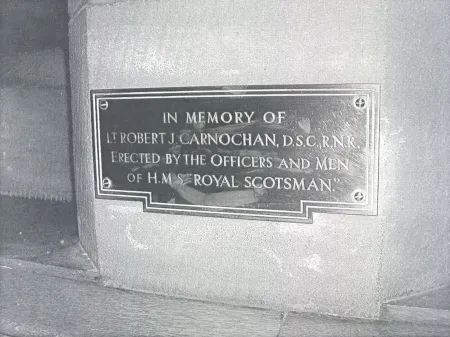 Lieutenant R J Carnochan DSC