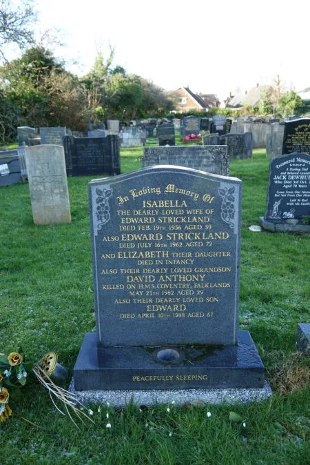 The headstone