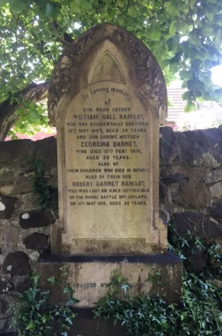 Granite family gravestone