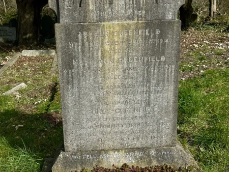 P.O. George Greenfield - WW1