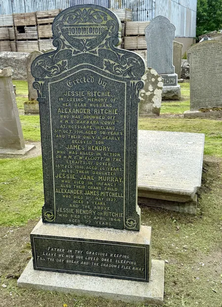 Ritchie family gravestone