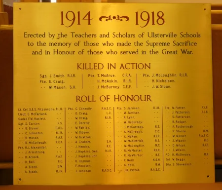 The plaque