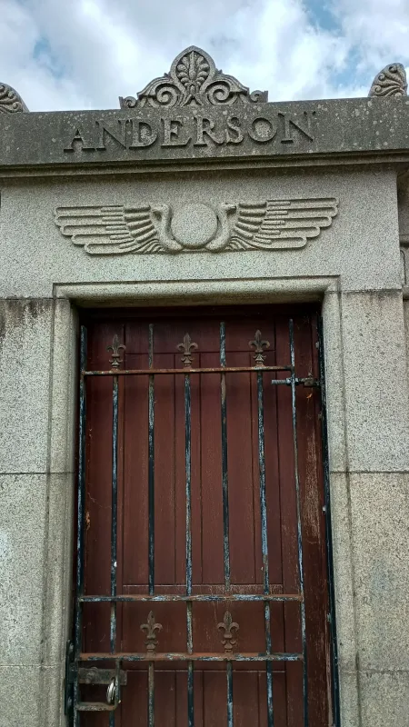 The Anderson Vault Front Detail