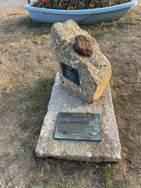 Memorial stones.