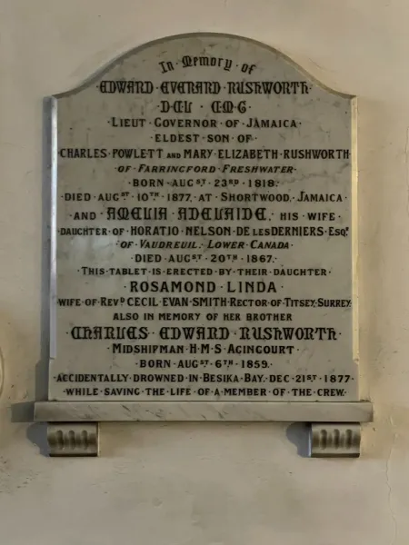 Marble tablet.