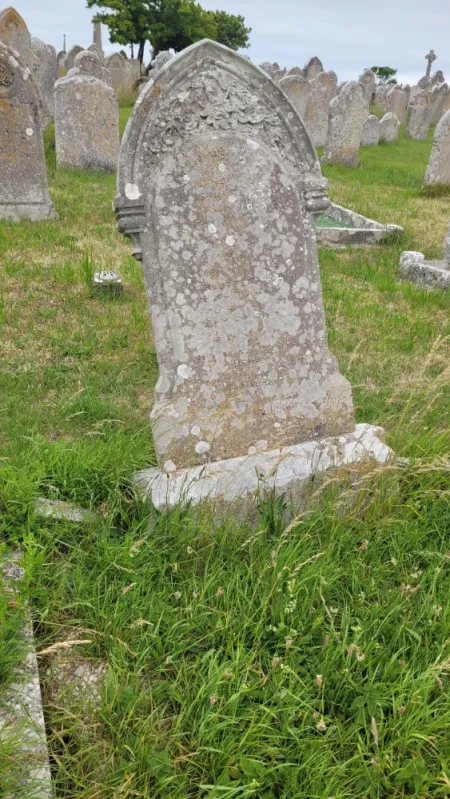 R A Sansom addition to gravestone