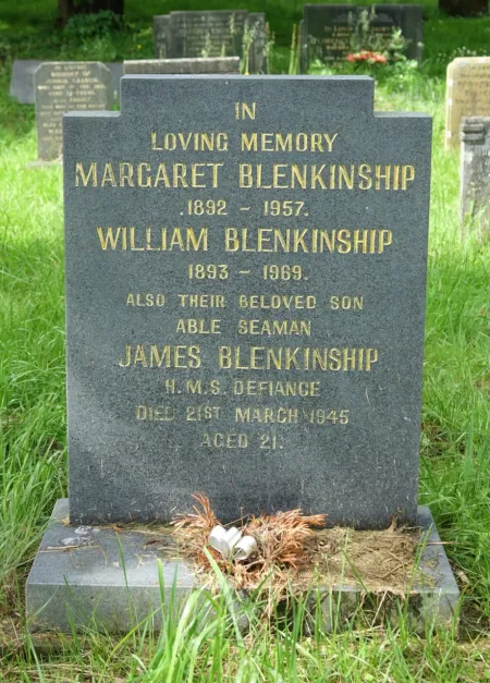 The gravestone 