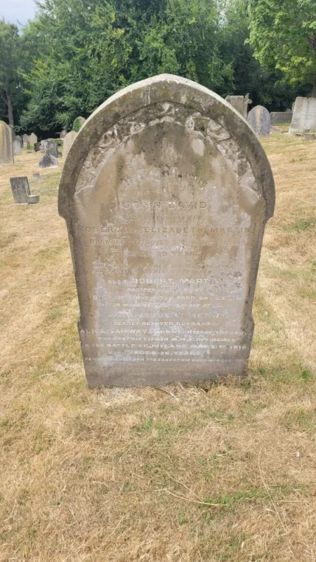 Albert Samway addition to gravestone