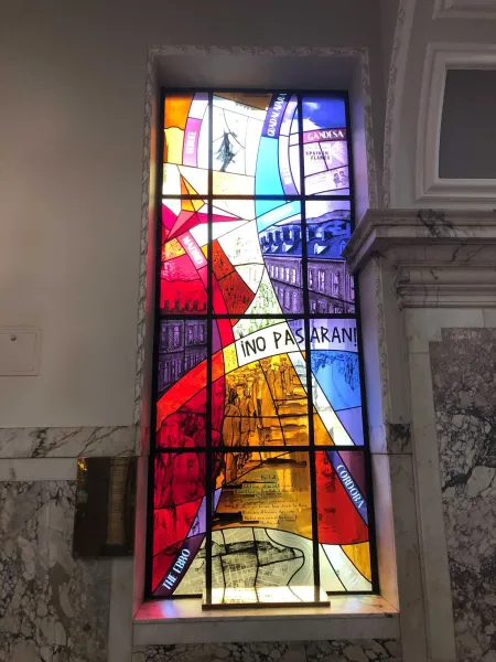 Stained glass window