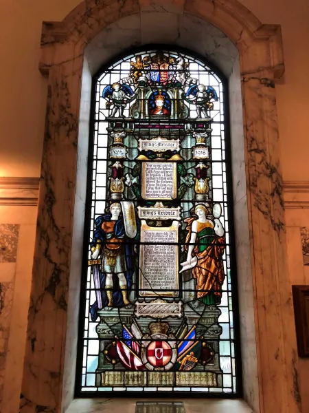 Stained glass window