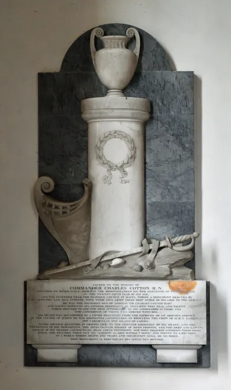 Commander Charles Cotton memorial