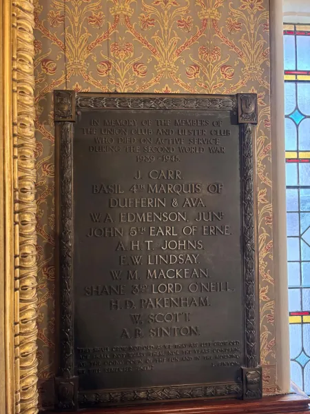 Bronze plaque