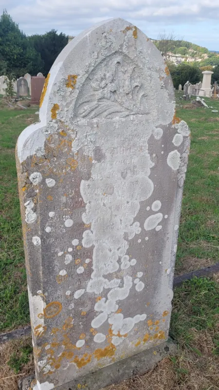 V G Midlane addition to gravestone