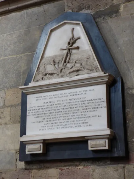 Lieutenant R  J D Waddilove R N