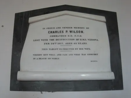 eCommander Charles P Wilson commemorative tablet