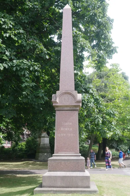 View of memorial