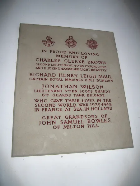 2nd Lieutenant C C Brown, Captain R H L Maul and Lieutenant J Wilson