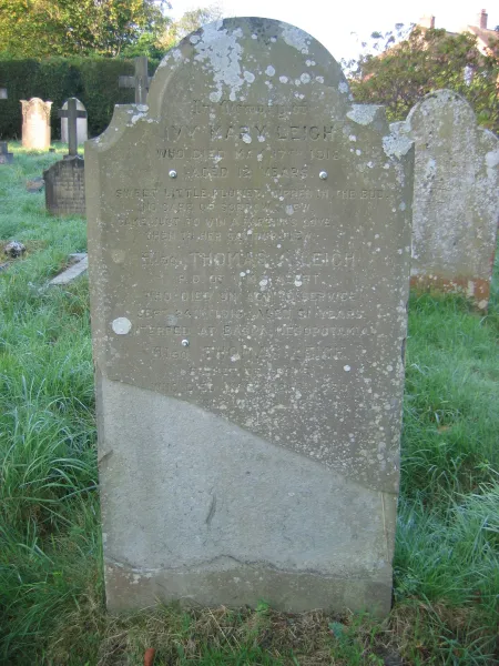 Addition to gravestone