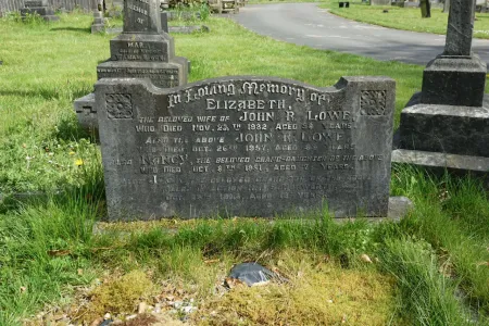 The gravestone