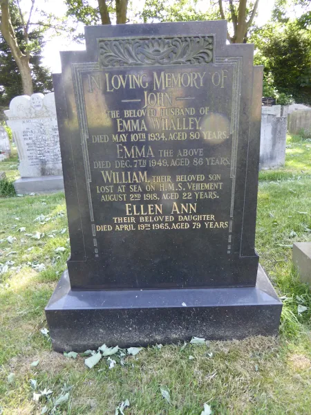 The gravestone