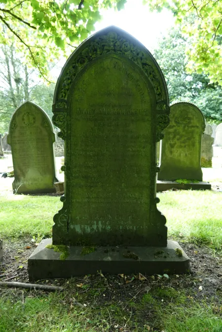 The gravestone