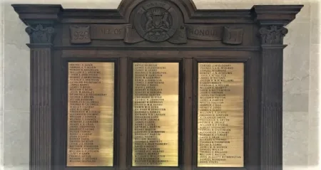 The Roll of Honour Board