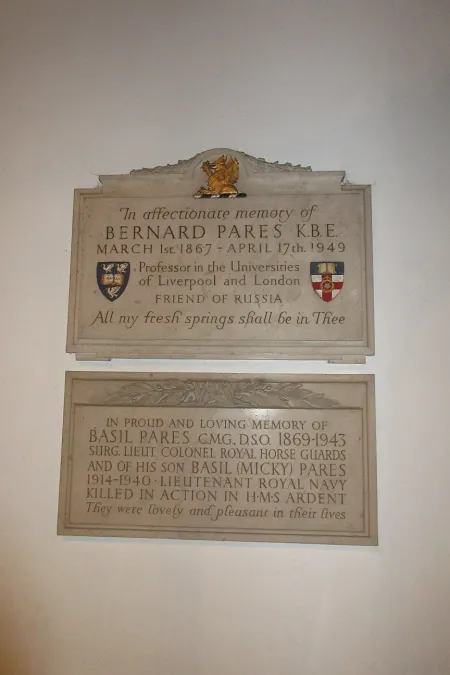 Lieutenant B Pares - in context
