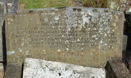 The gravestone
