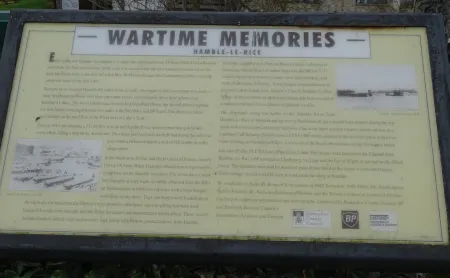 A general view of the tablet  Hamble -Le -Rice foreshore carpark