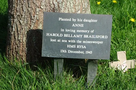 H Brailsford Plaque Bridport Town cemetery