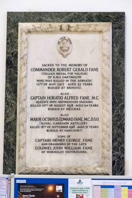 Fane family who lost three sons in World War One