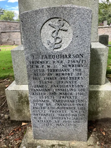 Farquharson Gravestone