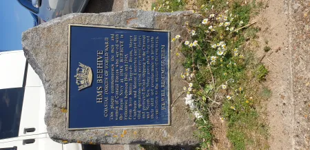 HMS Beehive plaque