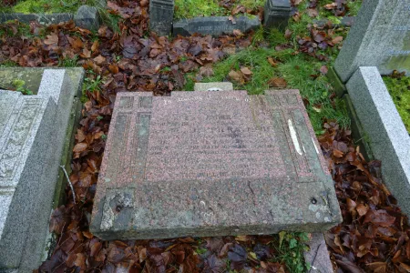 The gravestone