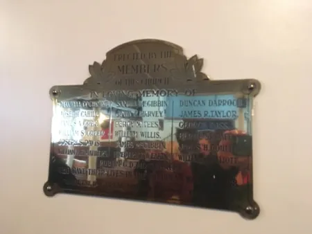 Ballynafeigh Methodist Church Roll of Honour