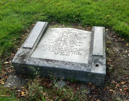 The gravestone