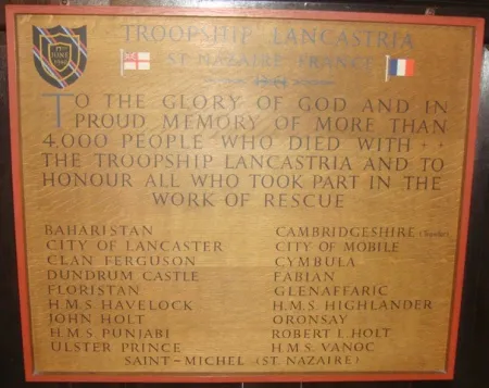 Troopship Lancastria - Board